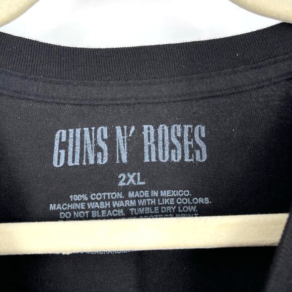 Guns N Roses Paradise City Band Tee Black Women's XXL NWOT - Picture 3 of 5